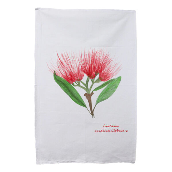 Pohutukawa Flower - Tea Towel Thumbnail