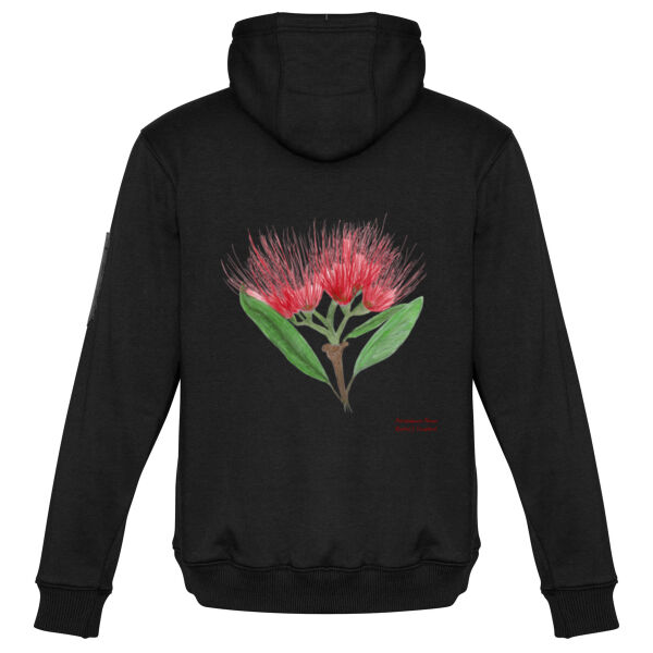 Pohutukawa Flower - Syzmik Unisex Multi-pocket Hoodie Thumbnail